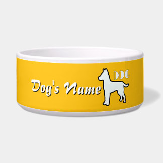 Personalise DOG Logo Sunny Yellow Large Dog 