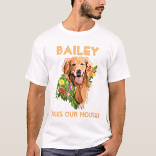 Personalise Dog’s Name and Photo  T-Shirt