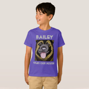 Personalise Dog’s Name and Photo  T-Shirt