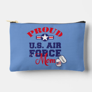 Personalise Dog Tag U.S. Air Force Mum Accessory Pouch