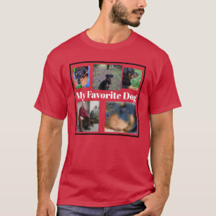 Personalise Dogs Create Your Own 5-place T-Shirt