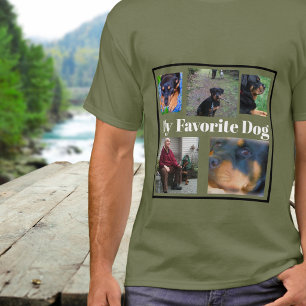 Personalise Dogs Create Your Own 5-place T-Shirt