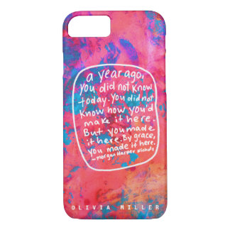 Personalise Encouraging quote abstract art case