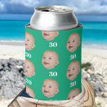 Personalise Face 20th 30th 40th 50th Birthday Crew Can Cooler<br><div class="desc">Personalise Face 20th 30th 40th 50th Birthday Crew Can Cooler</div>