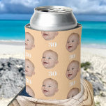Personalise Face 20th 30th 40th 50th Birthday Crew Can Cooler<br><div class="desc">Personalise Face 20th 30th 40th 50th Birthday Crew Can Cooler</div>