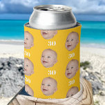 Personalise Face 20th 30th 40th 50th Birthday Crew Can Cooler<br><div class="desc">Personalise Face 20th 30th 40th 50th Birthday Crew Can Cooler</div>
