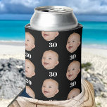 Personalise Face 20th 30th 40th 50th Birthday Crew Can Cooler<br><div class="desc">Personalise Face 20th 30th 40th 50th Birthday Crew Can Cooler</div>