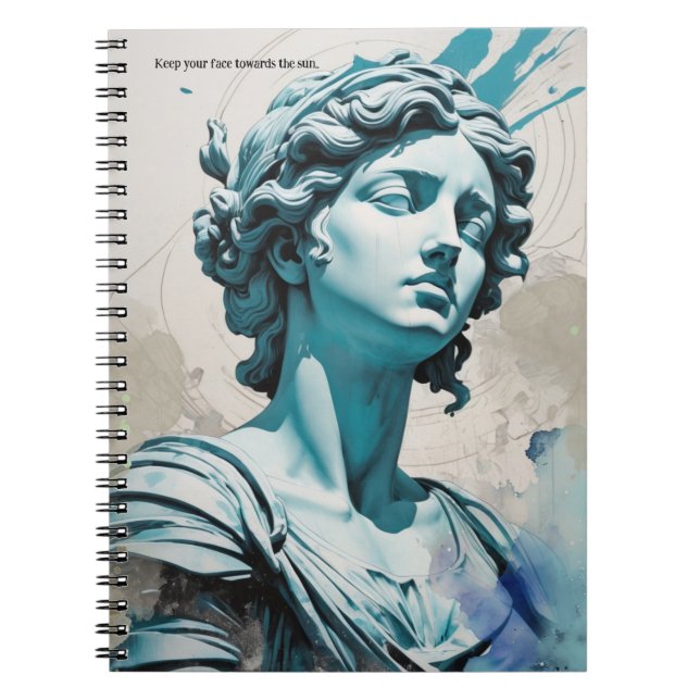 PERSONALISE:  Face Towards the Sun | Notebook (Front)