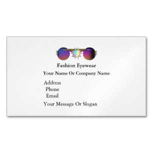 Personalise Fashion Eyewear Sunglasses Vendors Magnetic Business Card