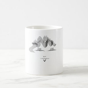 Personalise Female Caricature Face Coffee Mug
