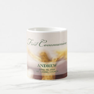 Personalise, First Communion Congratulations Coffee Mug