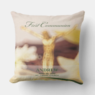 Personalise, First Communion Congratulations Cushion
