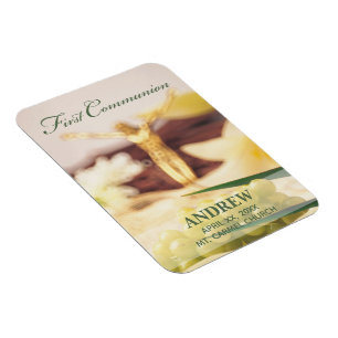 Personalise, First Communion Congratulations Magnet
