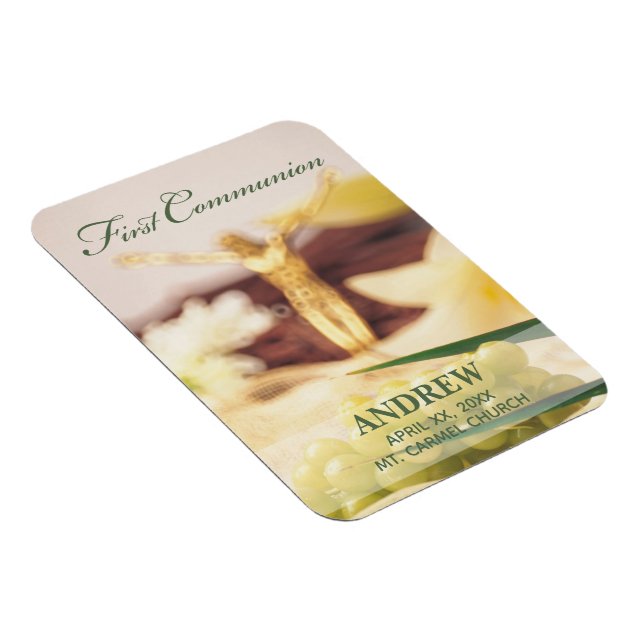 Personalise, First Communion Congratulations Magnet (Right Side)