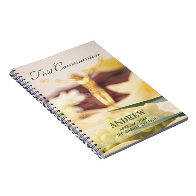 Personalise, First Communion Congratulations Notebook (Right Side)