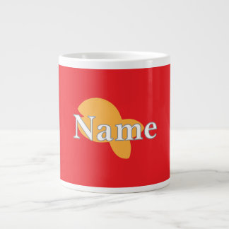 Personalise Fish Red  Large Coffee Mug