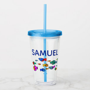 Personalise Fish Tumbler Cup