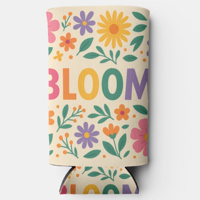 Personalise Floral BLOOM Design Coolers (Front)