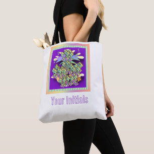 Personalise Flower Grove Tote Bag