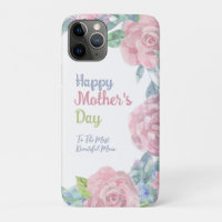 Personalise Flowery Watercolor Mother's Day