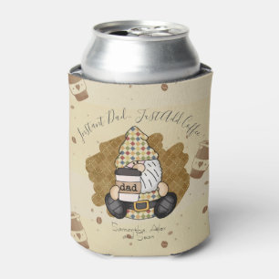Personalise for Coffee Lover Dad Vintage Can Cooler