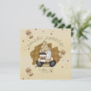 Personalise for Coffee Lover Dad Vintage Card