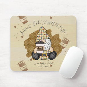Personalise for Coffee Lover Dad Vintage Mouse Mat