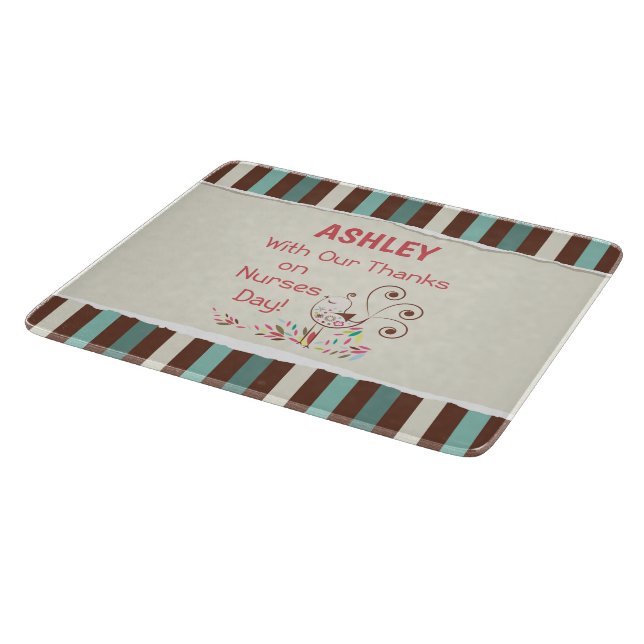 Personalise, From Group, Happy Nurses Day, Bird Cutting Board (Corner)