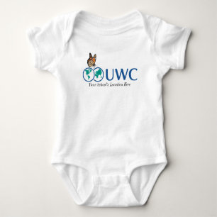 Personalise Front & Back UWC Butterfly Baby Bodysuit