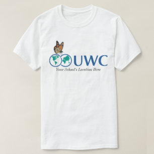 Personalise Front & Back UWC Butterfly T-Shirt