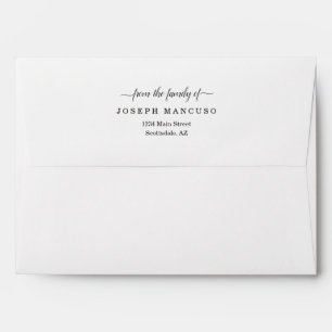 Personalise Funeral 'From the Family of' Envelopes
