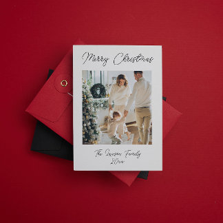 Personalise Funny Christmas Postcard