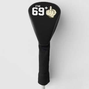 Personalise Funny Finger Costume Birthday Golf Head Cover
