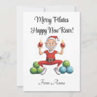 Personalise Funny Pilates Instructor Christmas