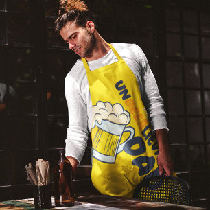 Personalise Funny Unbeerlievable Dad Apron