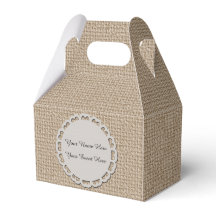Personalise Gable Favor Box