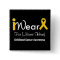 Personalise gold Ribbon Childhood Cancer