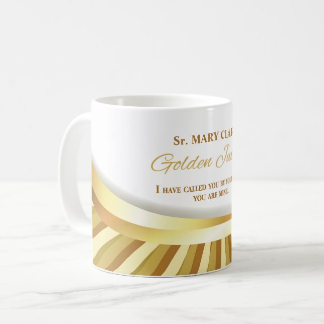 Personalise, Golden Jubilee of Religious Life, Coffee Mug (Front Left)