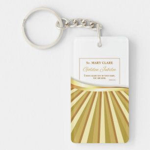 Personalise, Golden Jubilee of Religious Life Key Ring