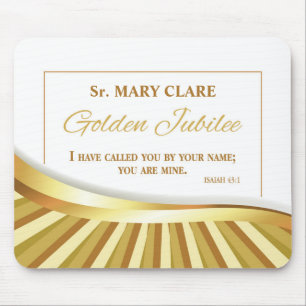 Personalise, Golden Jubilee of Religious Life Mouse Mat