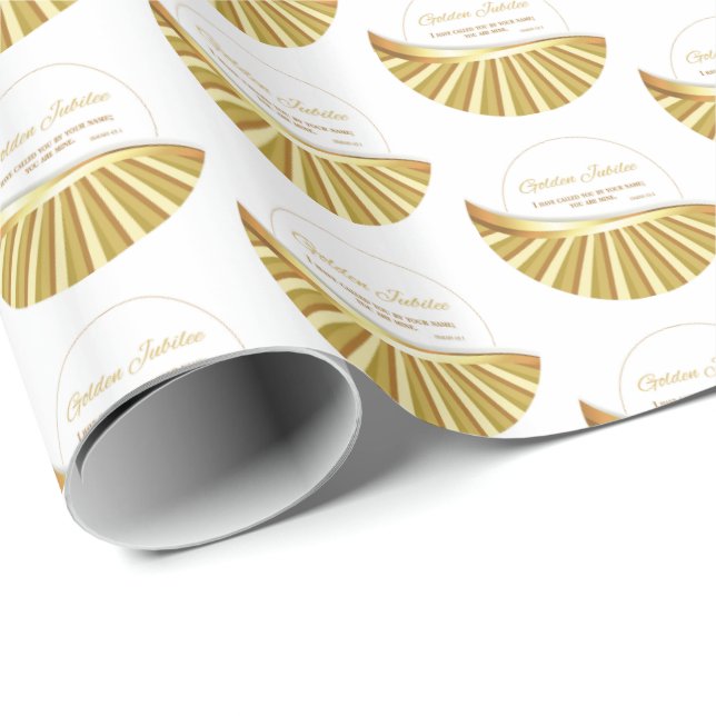 Personalise, Golden Jubilee of Religious Life, Wrapping Paper (Roll Corner)