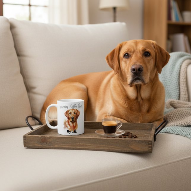 Personalise  Golden Lab. Mug (Creator Uploaded)