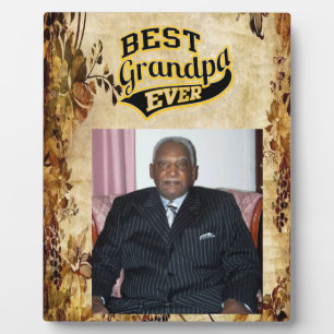 Personalise Grandpa Plaque