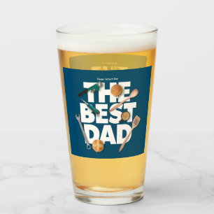 Personalise Happy Father's Day   The Best Dad-Dark Glass