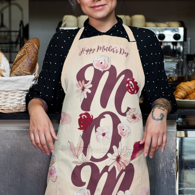 Personalise Happy Mother's Day Mum Apron (Creator Uploaded)