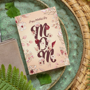 Personalise Happy Mother's Day Mum Card