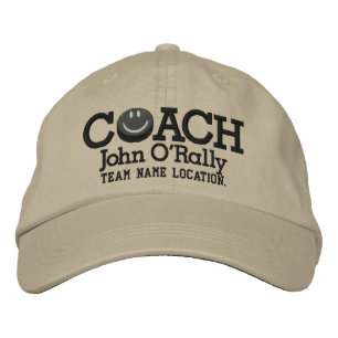Personalise Hockey Coach Cap Your Name!