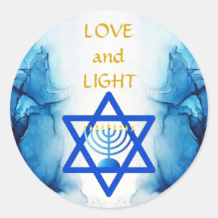 Personalise Holiday LOVE AND LIGHT Gift Stickers