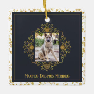 Personalise Holiday Ornament 2 dog household