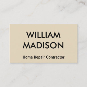 Personalise Home Repair Contractor with Hammer Business Card